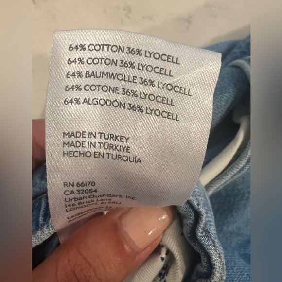 Pilcro Casual Blue Denim Joggers size 33 - Picture 7 of 7